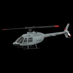 A60 BELL206 90-Class 2.4G 4CH Single Rotor Flybarless Mini RC Helicopter Model with Optical Flow Altitude Hold 1/42 Scale