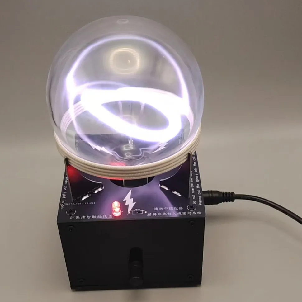 Arc-Reactor-Style Plasma Ring, Inert Gas Light Sphere