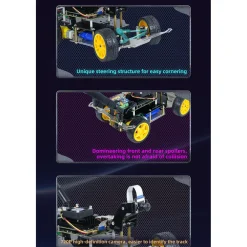 Autonomous Robot Car Kit with Deep Learning Vision & Ackermann Steering - Self-Driving Platform for Jetson Nano & Donkey Car
