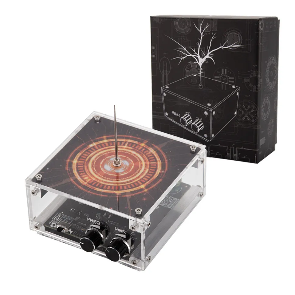 Bluetooth Music Tesla Coil with 10CM Long Arc and Bluetooth Music Dual Model