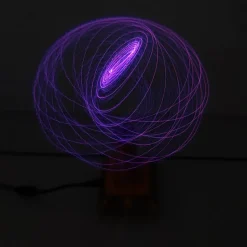 Bluetooth Singing Tesla Coil Music Speaker Plasma Loudspeaker Desktop Toy-US Plug