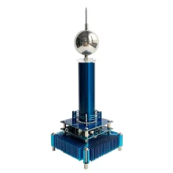 Bluetooth Singing Tesla Coil Music Speaker Plasma Loudspeaker Desktop Toy-US Plug