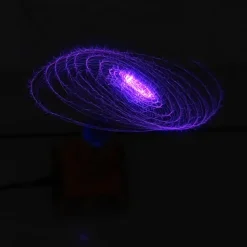 Bluetooth Singing Tesla Coil Music Speaker Plasma Loudspeaker Desktop Toy-US Plug