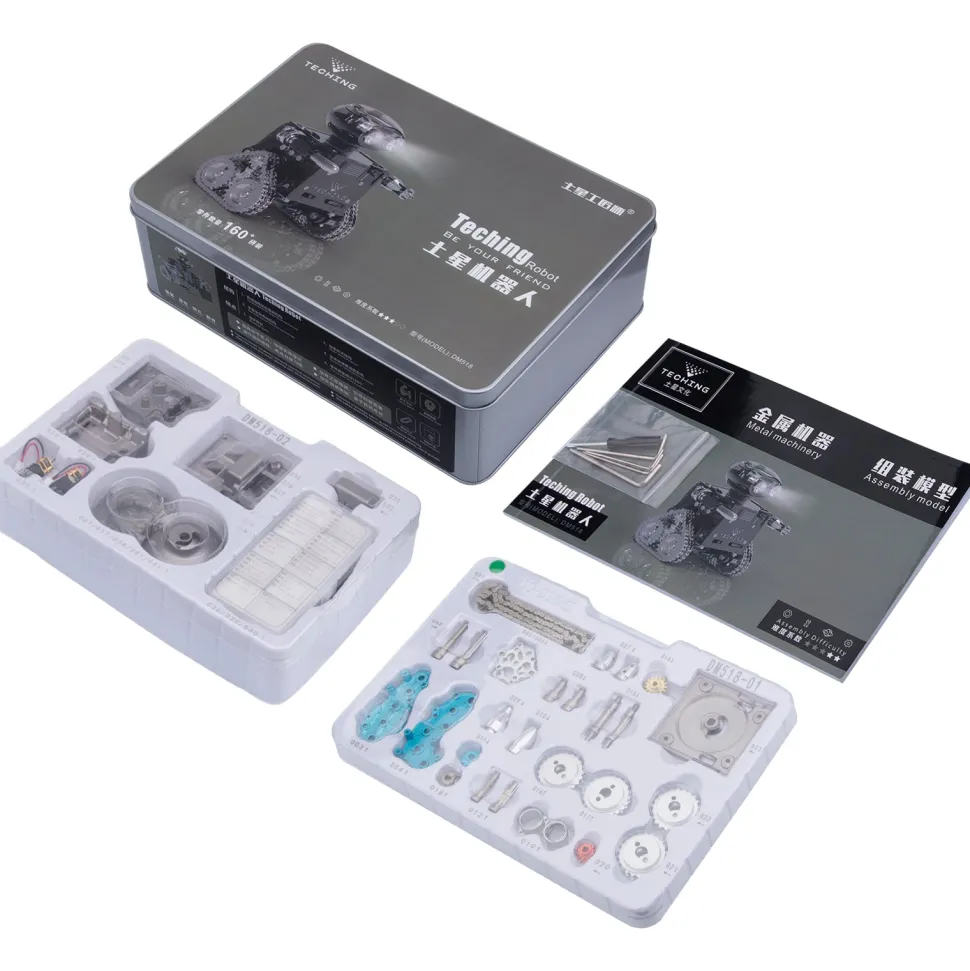 Build Your Robot Kit Robotic Engine Assembly Kit Educational Toy DIY Gift - Enginediy