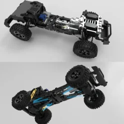 CAPO CUB2 1/18 Electric RC Car Simulation Metal 4WD Off-road Climbing Car Model KIT