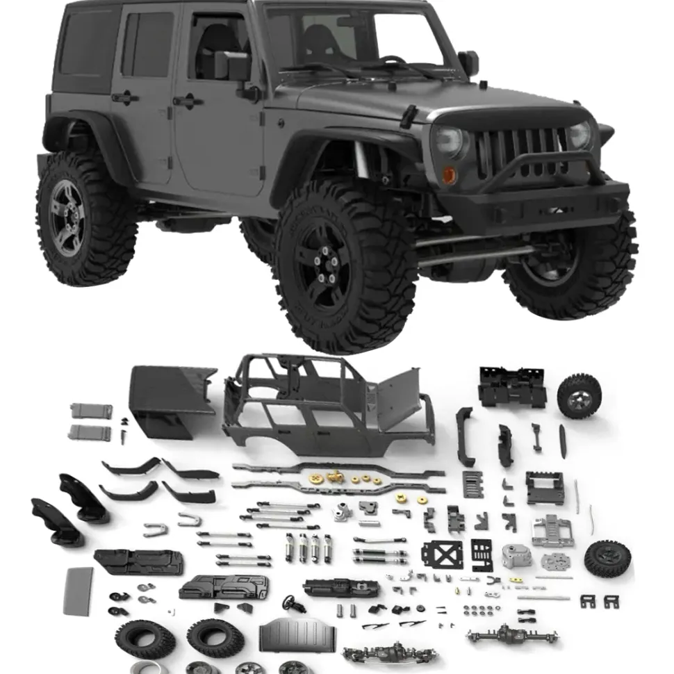 CAPO CUB2 1/18 Electric RC Car Simulation Metal 4WD Off-road Climbing Car Model KIT