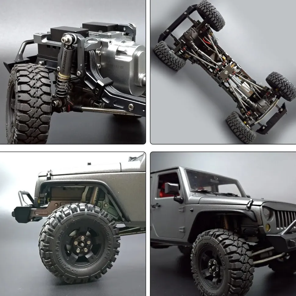 CAPO CUB2 1/18 Electric RC Car Simulation Metal 4WD Off-road Climbing Car Model KIT