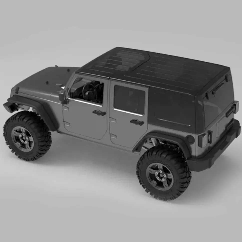 CAPO CUB2 1/18 Electric RC Car Simulation Metal 4WD Off-road Climbing Car Model KIT