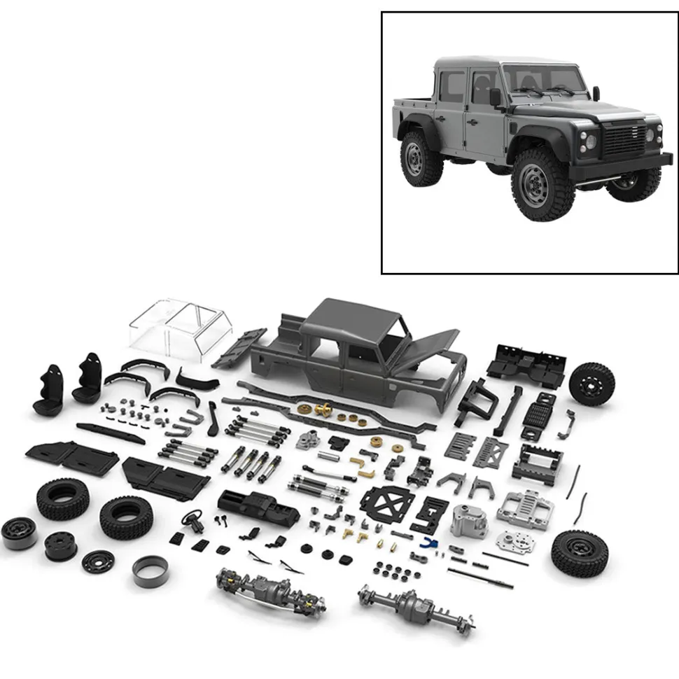 Capo CUB1 RC Crawler Truck 1:18 4WD Electric RC Simulation Off-Road Vehicle Pickup Truck Model with Differential Lock KIT