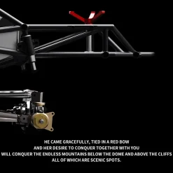 Capo U4 CD1582X Queen 1/8 Scale 2.4G All Metal RC Off-Road Crawler Climbing Car RC Vehicle Model Kit