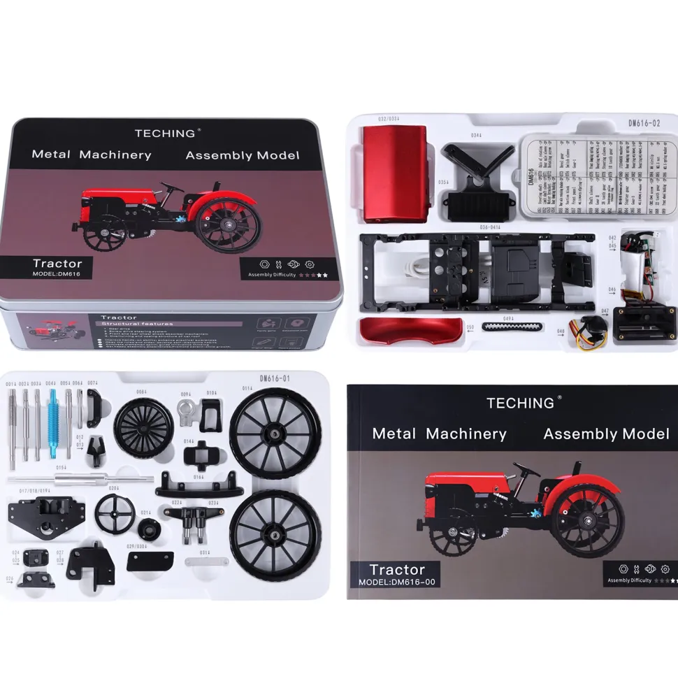 Car Engine Assembly Kit DM12B - Electric Car Engine Assembly Kit - Gift for Collection (249Pcs)