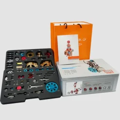 Car Engine Assembly Kit Single-cylinder Engine Build Kit Gift Toy for Collection