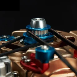 Car Engine Assembly Kit Single-cylinder Engine Build Kit Gift Toy for Collection