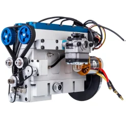 36cc DOHC Inline 4 Cylinder 4 Stroke Water-cooled Electrically Started Gasoline Engine Model for RC Model Car Boat Tank Airplane