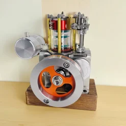 16cc Four-Stroke Water-Cooled Methanol Internal Combustion Engine Model, Educational Display Desktop Model (Assembled)