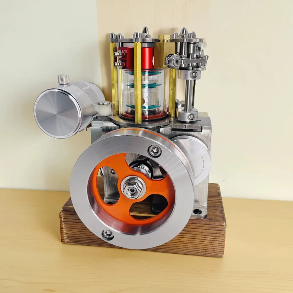 16cc Four-Stroke Water-Cooled Methanol Internal Combustion Engine Model, Educational Display Desktop Model (Assembled)