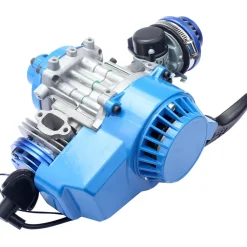 80CC Mini 2-Stroke CNC Single-Cylinder Pull-Start Gasolin Internal Combustione Engine for Beach Motorcycle Modification/Bicycle Assist