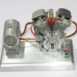 CISON FG-VT9 9cc V2 Engine V-Twin Dual Cylinder 4-Stroke Air-Cooled Gasoline Engine Motorcycle RC Engine Model