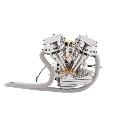 CISON FG-VT9 9cc V2 Engine V-Twin Dual Cylinder 4-Stroke Air-Cooled Gasoline Engine Motorcycle RC Engine Model