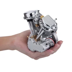 CISON FG-9VT 9cc V-Twin Engine with Upgrade Kick Starter Kit and Base