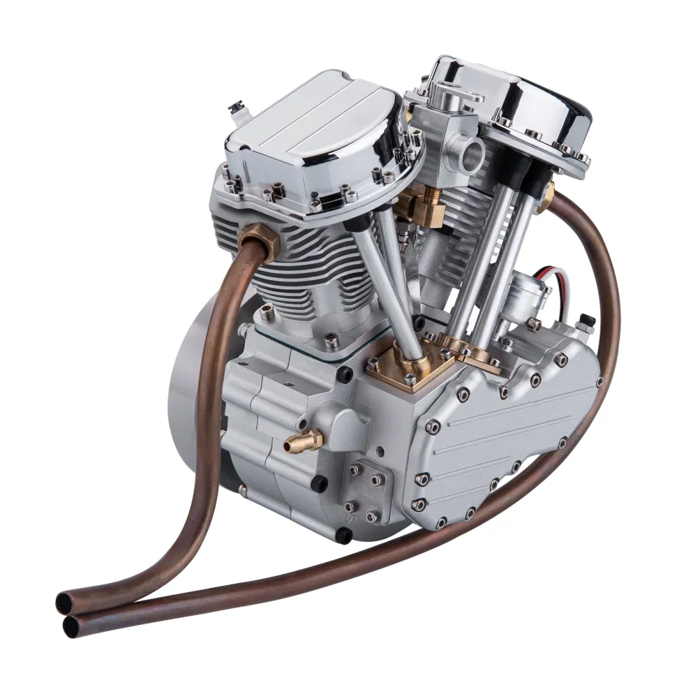 CISON FG-9VT 9cc V-Twin Engine with Upgrade Kick Starter Kit and Base