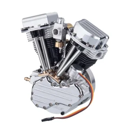 CISON FG-VT9 9cc V-Twin V2 Engine 4-Stroke Dual Black Cylinder 4-Stroke Air-cooled Motorcycle Gasoline Engine