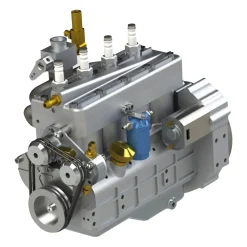 CISON FL4-175 17.5cc Flathead Inline 4 cylinder 4 Stroke Water-Cooled Gasoline Engine Model For RC Model Car Ship Airplane