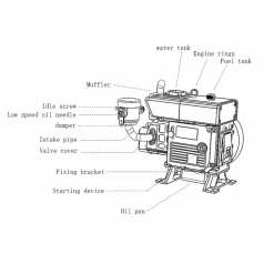CISON L100 3.5cc Mini Evaporative Cooled Single-cylinder 4-stroke Gasoline Engine Internal Combustion Engine Model - Speed Up to 8000rpm