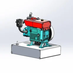 CISON L100 3.5cc Mini Evaporative Cooled Single-cylinder 4-stroke Gasoline Engine Internal Combustion Engine Model - Speed Up to 8000rpm