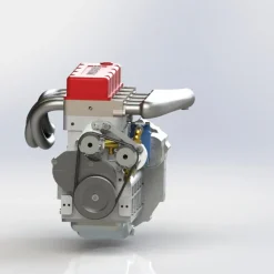 CISON L4-175 17.5cc Mini OHV Inline 4 Cylinder 4 Stroke Water-cooled L4 RC Gasoline Engine Model - Speed Up to 8,000rpm