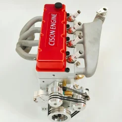CISON L4-175 17.5cc Mini OHV Inline 4 Cylinder 4 Stroke Water-cooled L4 RC Gasoline Engine Model - Speed Up to 8,000rpm