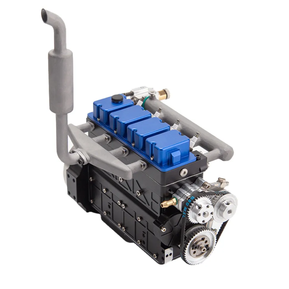 CISON L4-175 17.5cc Mini OHV Inline 4 Cylinder 4 Stroke Water-cooled L4 RC Gasoline Engine Model - Speed Up to 8,000rpm