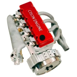CISON L4-175 17.5cc Mini OHV Inline 4 Cylinder 4 Stroke Water-cooled L4 RC Gasoline Engine Model - Speed Up to 8,000rpm