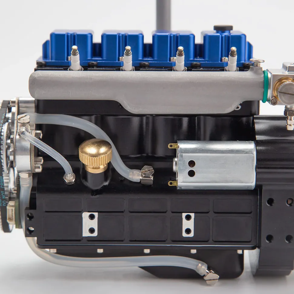 CISON L4 OHV 20.5cc Inline 4-Cylinder 4-Stroke Water-Cooled Gasoline Engine Model Kit-Speed Up to 11500rpm