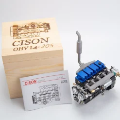 CISON L4 OHV 20.5cc Inline 4-Cylinder 4-Stroke Water-Cooled Gasoline Engine Model Kit-Speed Up to 11500rpm