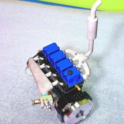 CISON L4 OHV 20.5cc Inline 4-Cylinder 4-Stroke Water-Cooled Gasoline Engine Model Kit-Speed Up to 11500rpm