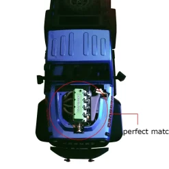 CISON Mini RC Dual Clutch 4-speed Alloy Gearbox Model DIY Modification Parts Transmission Model for Climbing Rescue Vehicle