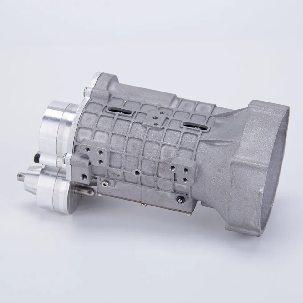CISON Mini RC Dual Clutch 4-speed Alloy Gearbox Model DIY Modification Parts Transmission Model for Climbing Rescue Vehicle
