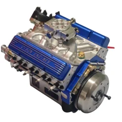 CISON Small-block 44CC 1/6 Scale Water-Cooled OHV 4-Stroke V8 Gas Engine Internal Combustion Engine - Build Your Own V8 Engine that Works