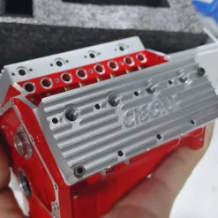 CISON V8 Engine Pro Small-block 44CC 1/6 Scale Water-Cooled 4-Stroke 8-Cylinder Gasoline Engine Internal Combustion V8 Engine Model Kit that Works