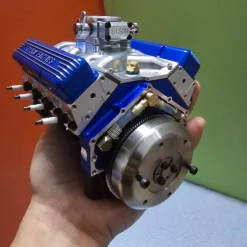 CISON V8 Engine Pro Small-block 44CC 1/6 Scale Water-Cooled 4-Stroke 8-Cylinder Gasoline Engine Internal Combustion V8 Engine Model Kit that Works