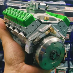 CISON V8 Engine Pro Small-block 44CC 1/6 Scale Water-Cooled 4-Stroke 8-Cylinder Gasoline Engine Internal Combustion V8 Engine Model Kit that Works