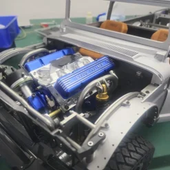CISON V8 Engine Pro Small-block 44CC 1/6 Scale Water-Cooled 4-Stroke 8-Cylinder Gasoline Engine Internal Combustion V8 Engine Model Kit that Works