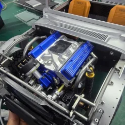 CISON V8 Engine Pro Small-block 44CC 1/6 Scale Water-Cooled 4-Stroke 8-Cylinder Gasoline Engine Internal Combustion V8 Engine Model Kit that Works