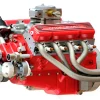 CISON V8 Engine Small block 44CC 1/6 Scale Water Cooled 4-Stroke 8-Cylinder Gasoline Engine Internal Combustion V8 Engine Model Kit that Works