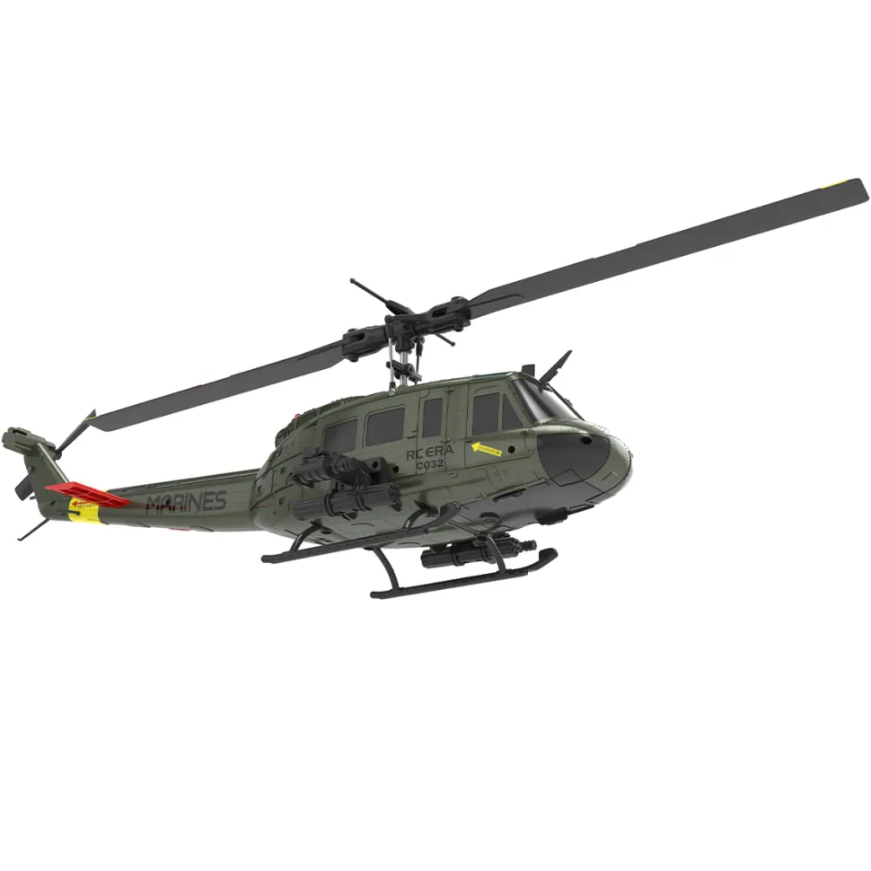 C032 1/48 Scale UH-1 Huey 2.4G 6CH Flybarless RC Helicopter Model