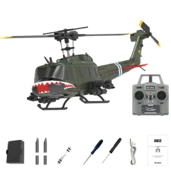 C032 1/48 Scale UH-1 Huey 2.4G 6CH Flybarless RC Helicopter Model