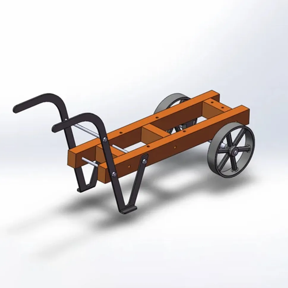 Custom Handcart Frame for RETROL & OKMO D Type Stationary Gasoline Engine Model Centennial Anniversary Edition