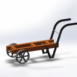 Custom Handcart Frame for RETROL & OKMO D Type Stationary Gasoline Engine Model Centennial Anniversary Edition
