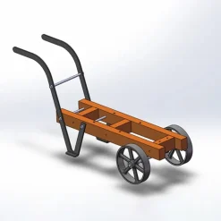 Custom Handcart Frame for RETROL & OKMO D Type Stationary Gasoline Engine Model Centennial Anniversary Edition